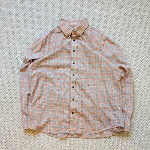 Emanuel Berg Modern Fit Plaid Shirt XL